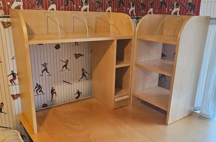 Photo of free Ikea desk with shelving (Oxton CH43) #3