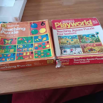 Photo of free 2 Waddington jigsaws (Denton's Green WA10) #1