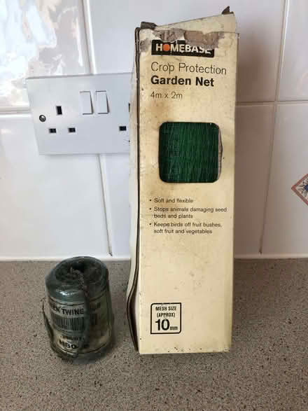 Photo of free Garden net (crop protection and green garden twine (Wood Farm OX3) #1
