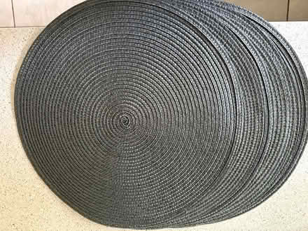 Photo of free 6 grey round placemats (CM1 Broomfield) #1