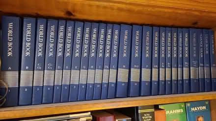 Photo of free 1980 World Book Encyclopedias (River Falls, Potomac) #1