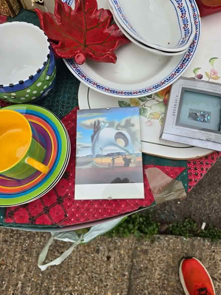 Photo of free A Table full of assorted items (Northcote Road SW11) #3