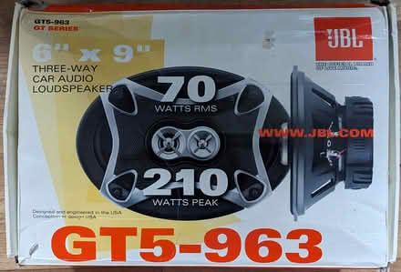 Photo of free JBL GT5-963 Car Speakers (PL4 Greenbank.) #1