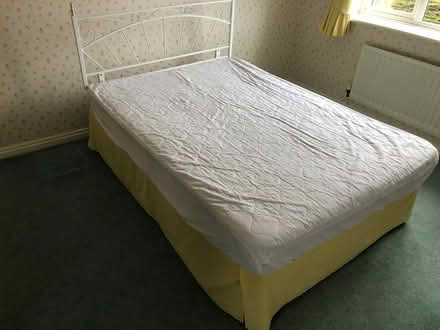 Photo of free Double bed base and headboard (Great Sutton CH66) #1