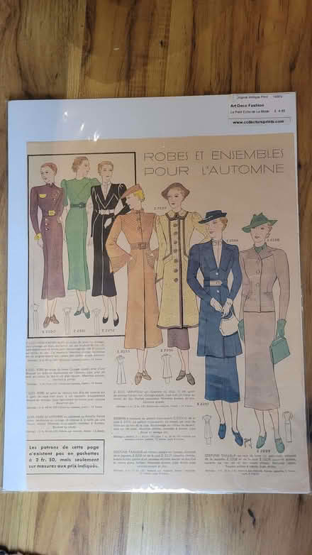 Photo of free Art Deco Fashion Poster "Le Petit Echo de la Mode" (Northcote Road SW11) #1