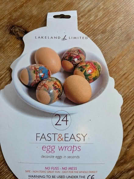 Photo of free 3 Easter egg wraps. New (Knowle BS4) #1