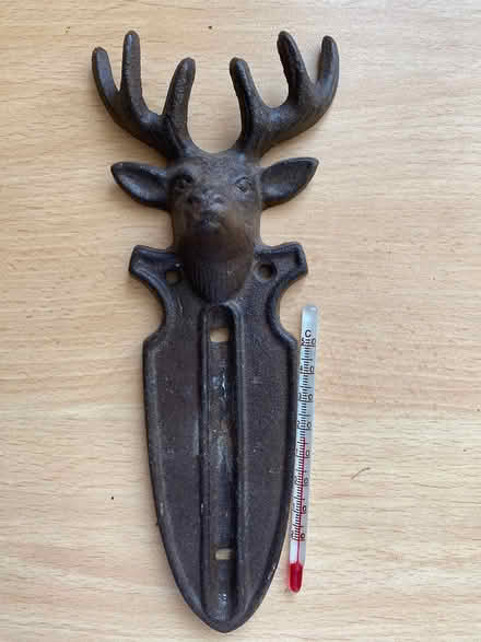 Photo of free Metal Stag Thermometer (Cheltenham Fairview GL52) #2