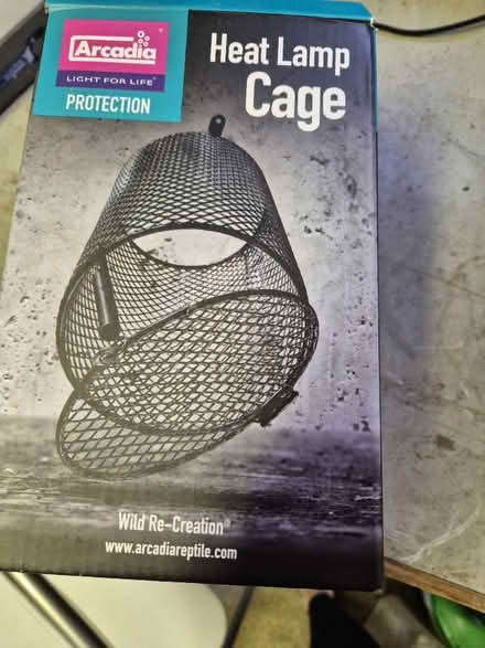 Photo of free Vivarium Heat Lamp Cage (Mendlesham.) #1