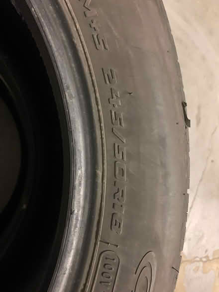Photo of free 3 Car Tires (NW Dallas by Marsh/Forest Ln) #2