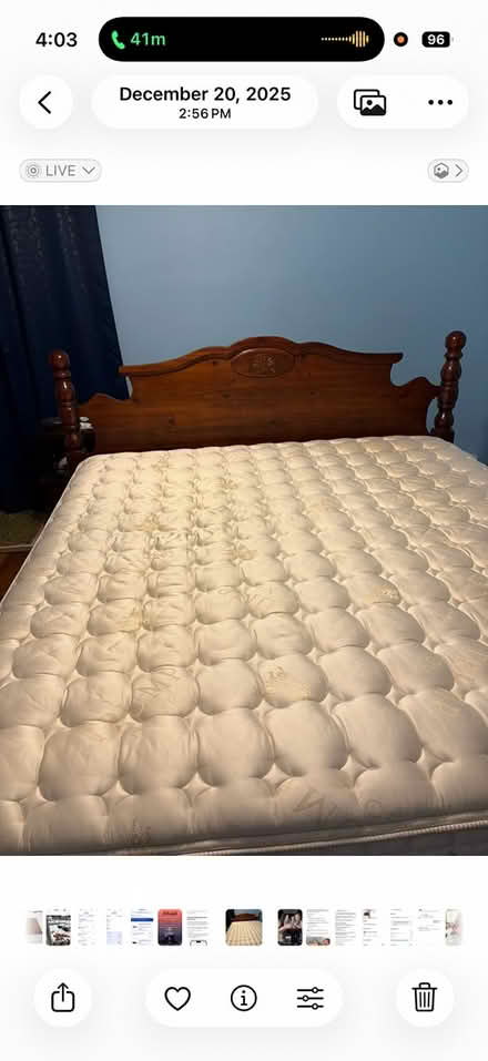 Photo of free King mattress set (Gardner near Friendly’s) #1