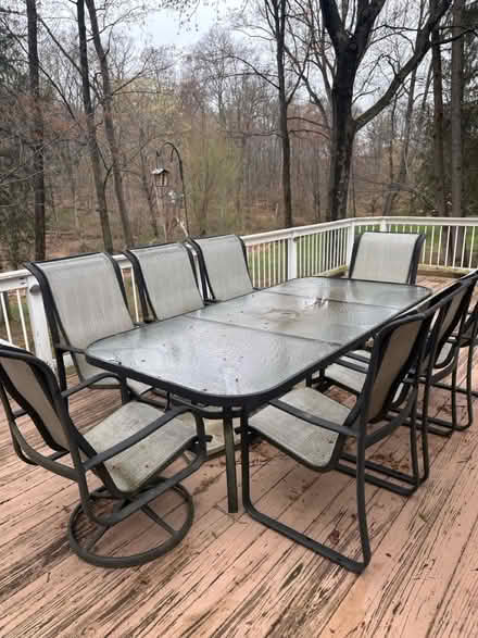 Photo of free Outdoor dining table and chairs (New Hope) #2