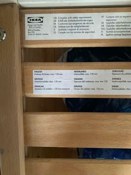 Photo of free IKEA White Cot (N4) #2