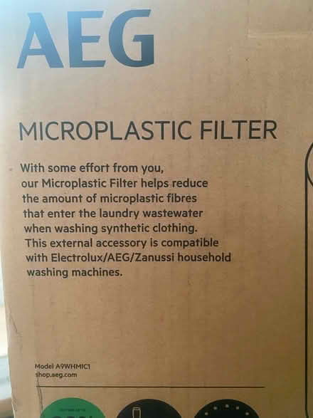 Photo of free AEG Washing Machine Filters Unused (CT1) #2