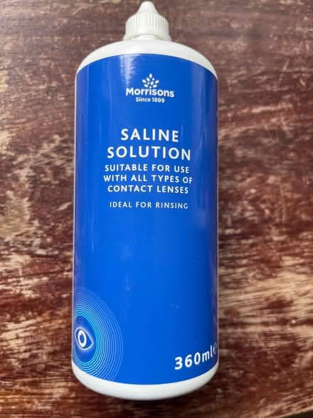 Photo of free Saline solution-out of date (Fairfield Park) #1
