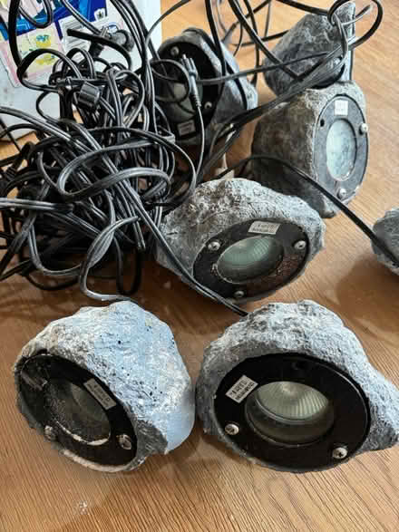 Photo of free Old garden lights (rock and spots) (Orpington) #1