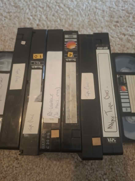 Photo of free Vhs tapes (billericay essex) #1