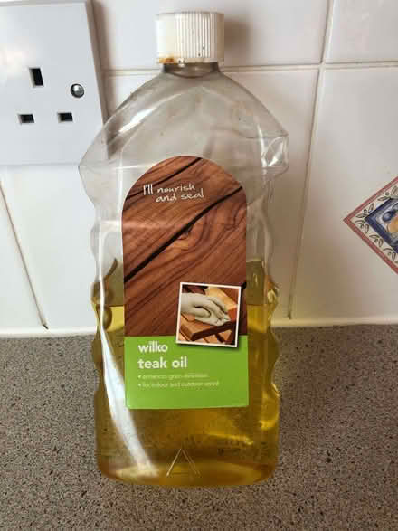 Photo of free Teak oil (500ml approx.) (Wood Farm OX3) #1