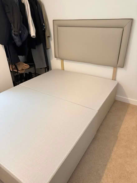 Photo of free Double bed base and headboard (CR0) #1