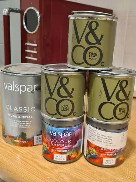 Photo of free Paint test pots (Combe St Nicholas TA20) #1