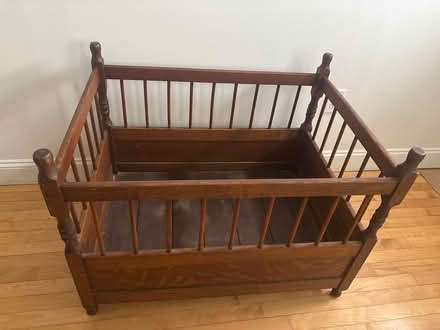Photo of free Antique Wooden Crib (Conshohocken) #1