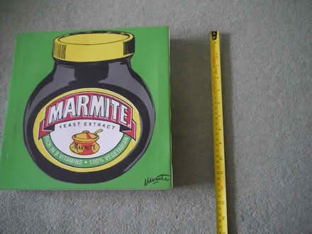 Photo of free 2 x Marmite pictures approx 30 cm square (Purley on Thames RG31) #2