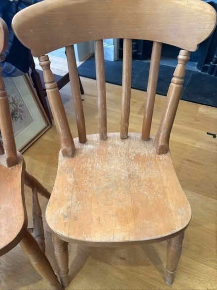 Photo of free 2 Pine Farmhouse Kitchen Dining Chairs (Molesey KT8) #2
