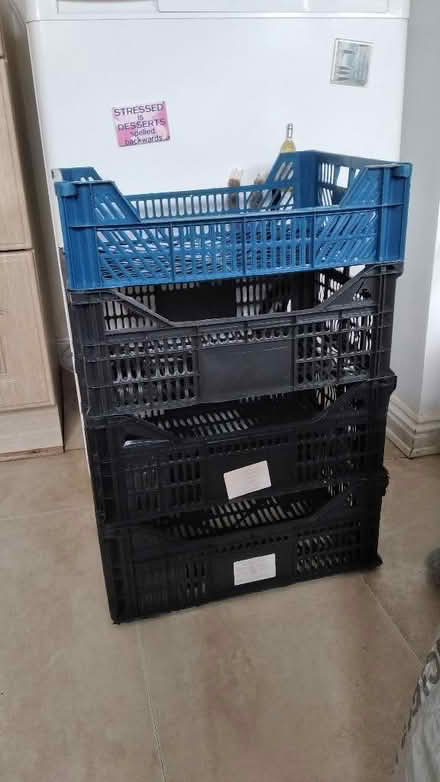 Photo of free 4 stackable crates (Haywood RG12) #1