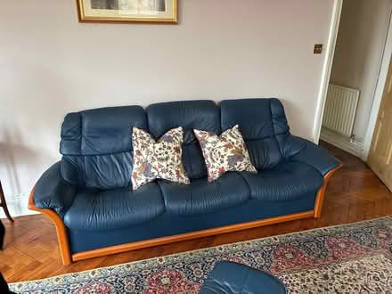 Photo of free Dark blue sofa (East Twickenham TW1) #1