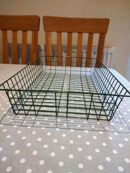 Photo of free Green metal filing tray (Tilekiln TN38) #2