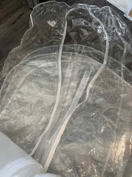 Photo of free 5 clear zip up garment bags long (Archway N19) #1