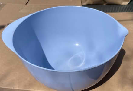 Photo of free Blue Melamine Mixing Bowl (Upper NW DC/Tenley vicinity) #1