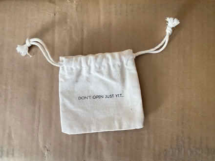 Photo of free Small canvas drawstring jewelry bag (Shoreline West) #1
