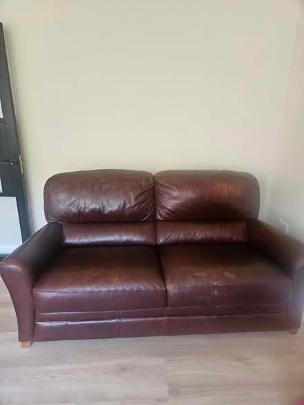 Photo of free Leather 3 seater (Stillorgan) #2