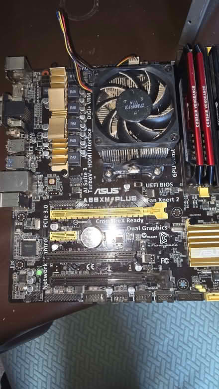 Photo of free Amd motherboard, cooler and ~20gb ddr2 memory (Fenwick DN6) #1