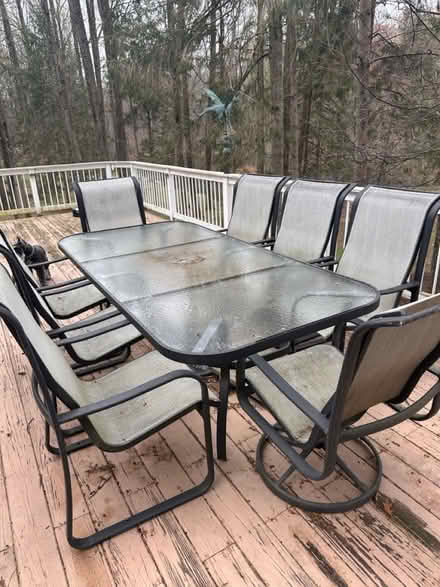 Photo of free Outdoor dining table and chairs (New Hope) #1