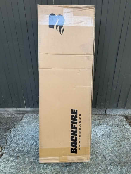 Photo of free Cardboard box for a Skateboard (1075 Valencia Avenue) #2
