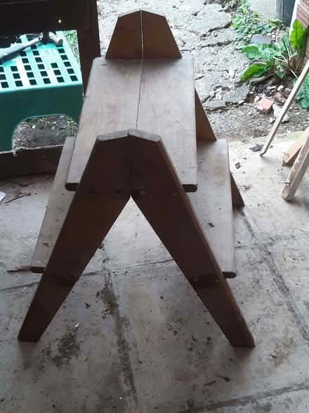 Photo of free Wooden 2 Step Ladder (Old Walcot SN3) #1