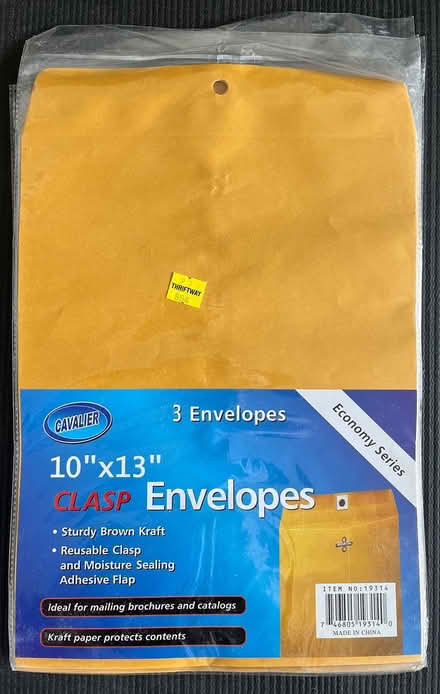 Photo of free 10"x13" Clasp Envelopes (Upper West Side) #1
