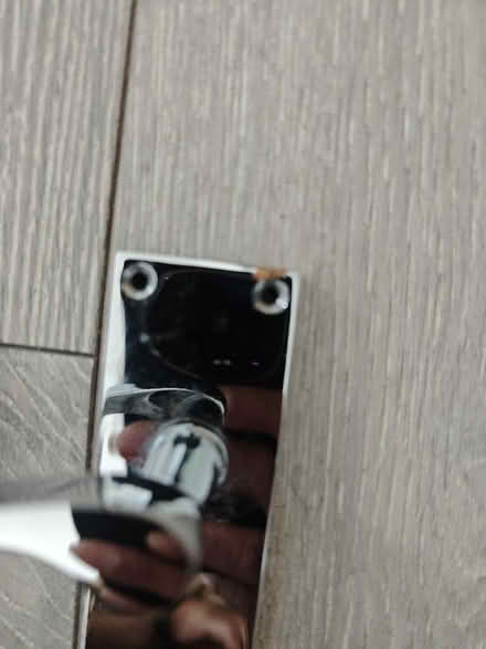 Photo of free 1 pair chrome door handle (islington N1) #2