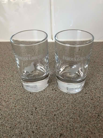 Photo of free 'Famous Grouse' whisky glasses (2) (Wood Farm OX3) #1