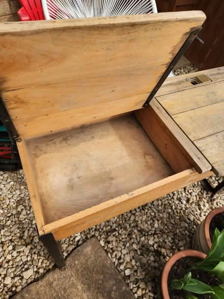 Photo of free Old school desk (Worcester WR3) #2