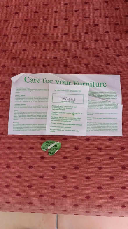 Photo of free two seater sofa (Cookham Dean SL6) #2