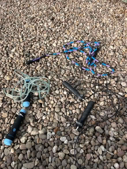 Photo of free Three skipping ropes (Barnard's Green WR14) #1