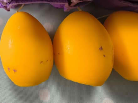 Photo of free Unused, old, egg-shaped yellow candles. Easter. (Risinghurst OX3) #4