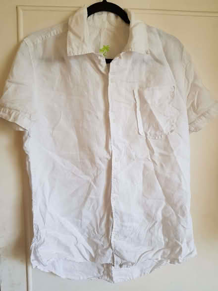Photo of free 100% Linen short sleeve shirt, River Island S (poss. M) (Corstorphine EH12) #1