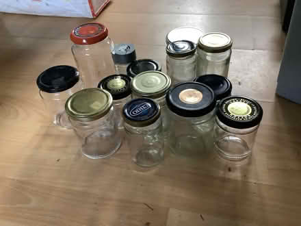 Photo of free About 10 jam jars with lids (Brampton S40) #1