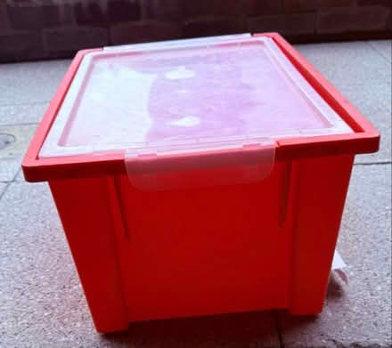 Photo of free 📦 Red Storage box & lid (Chipping Barnet EN5) #2