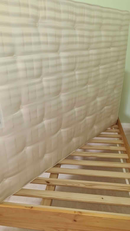 Photo of free Double bed base with mattress (Cookham Dean SL6) #4