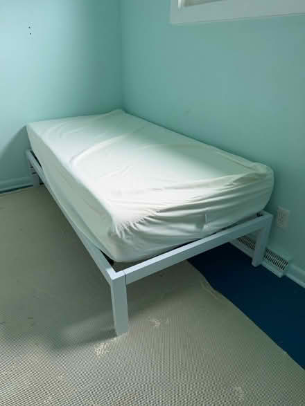 Photo of free 2 twin mattresses & bed frames (Mountain Rd near Gibson Island) #1