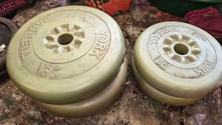 Photo of free York Barbell/dumbell weights (Buggs Bottom RG4) #1